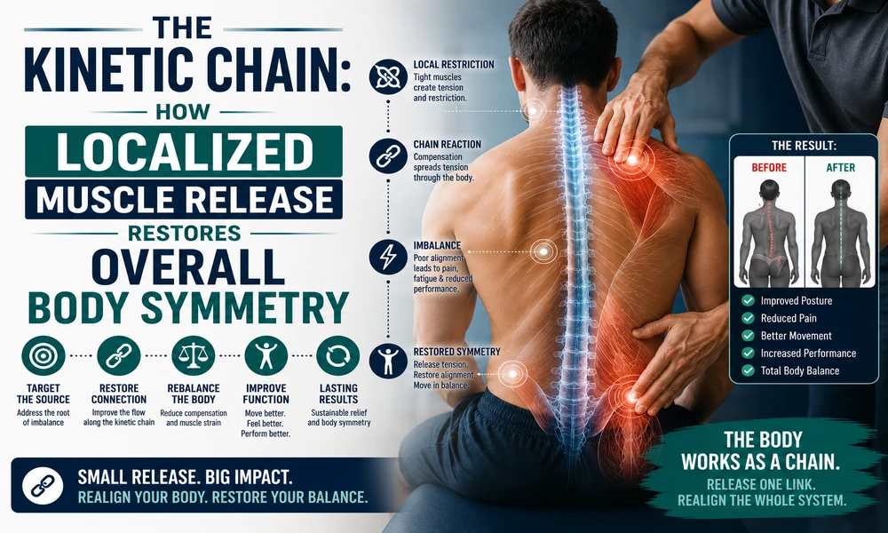 The Kinetic Chain: How Localized Muscle Release Restores Overall Body Symmetry